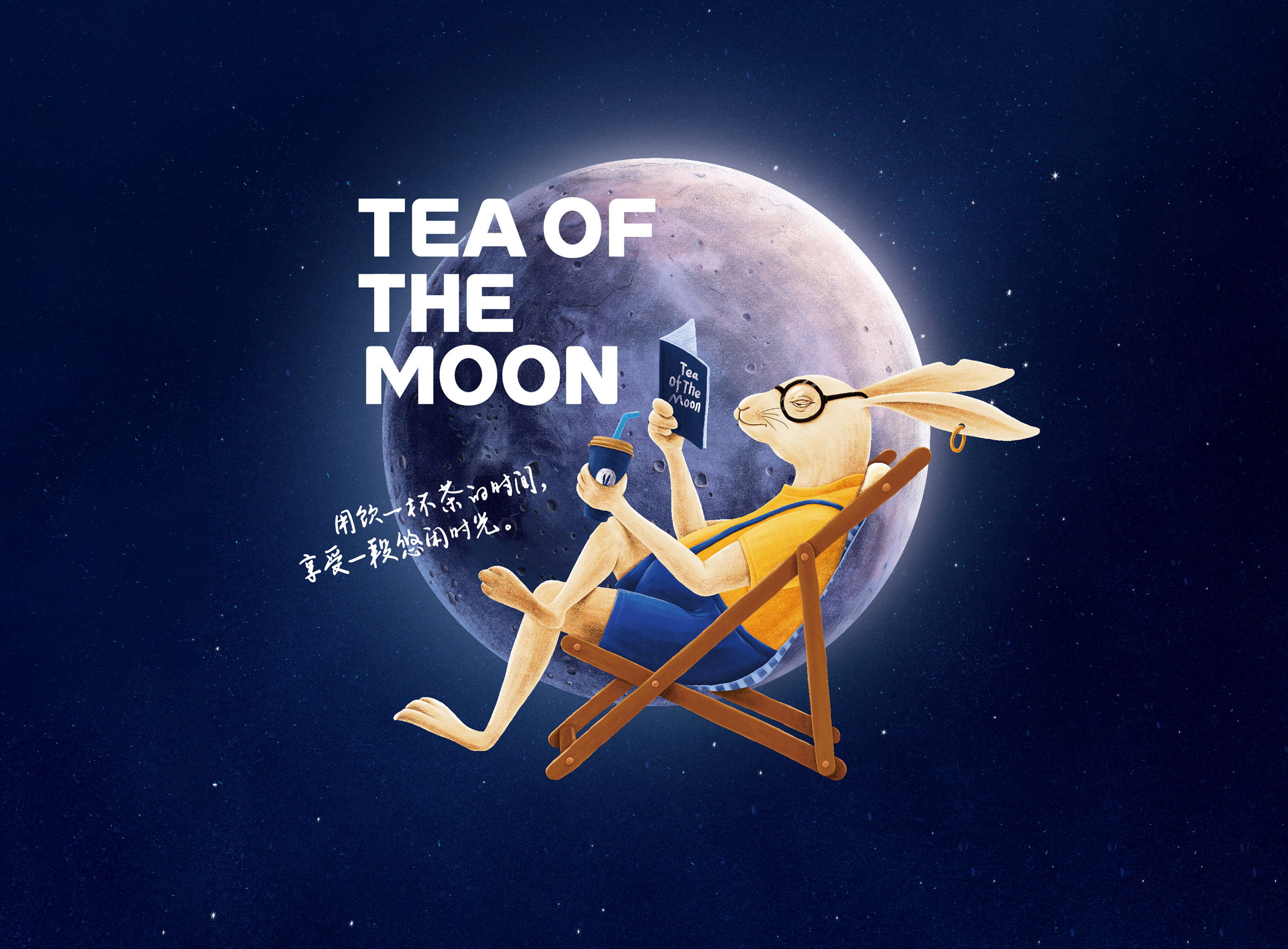 揽月入茶连锁项目形象设计插图2
