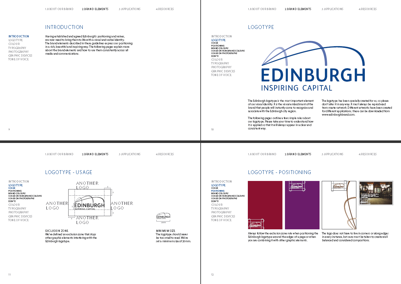 EDINBURGH品牌形象管理手册设计欣赏PDF插图3