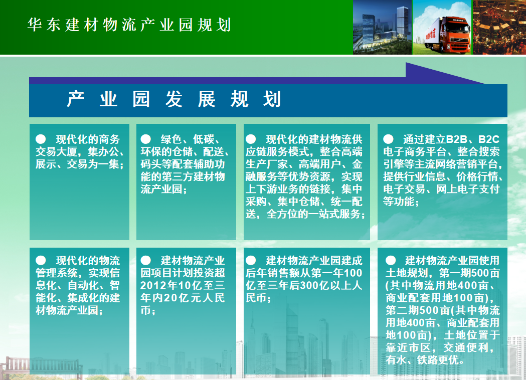 【动画】物流产业园政策规划及简介报告PPT插图2