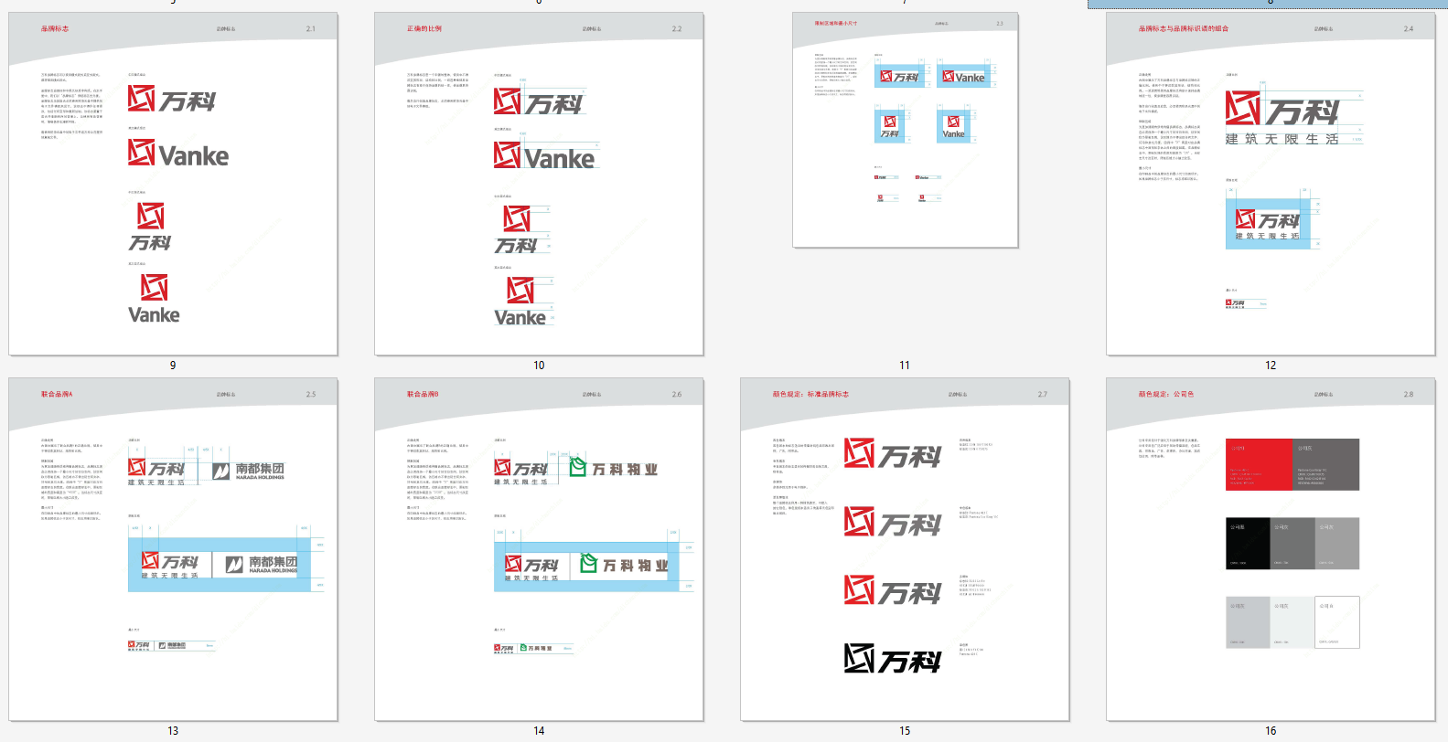 万科品牌形象设计识别手册学习资料PDF插图1