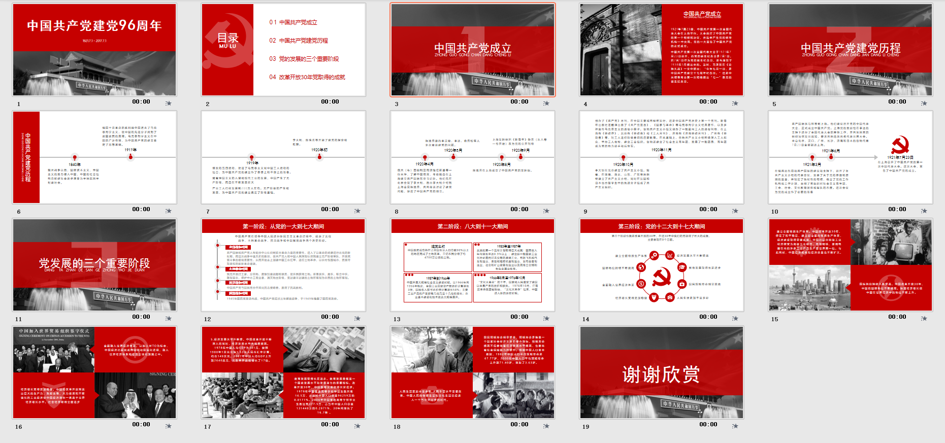 中国共产党党史发展史党课课件PPT插图1