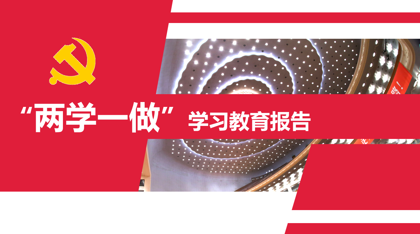 “两学一做”学习教育报告党课课件/党建汇报PPT模板插图