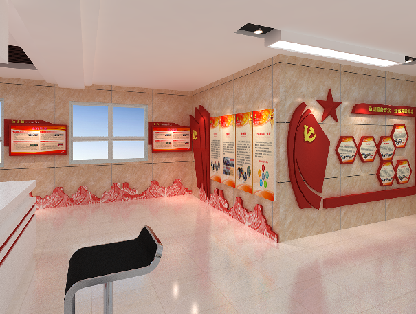社区服务大厅设计3D模型下载插图1