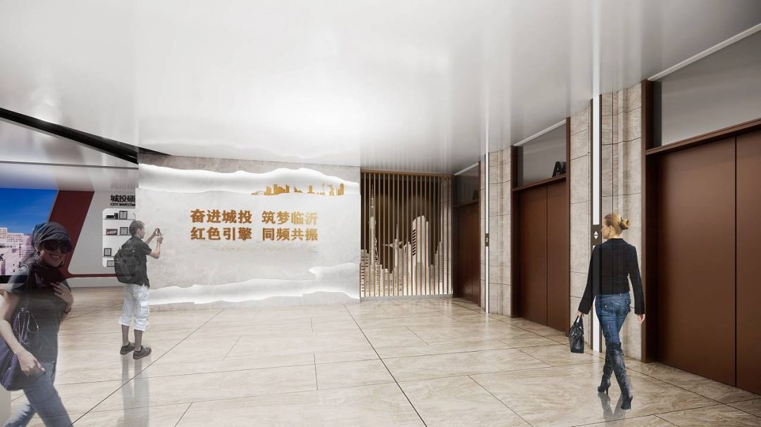 企业党建展厅设计-1